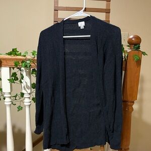 a new day Black Open Front Cardigan